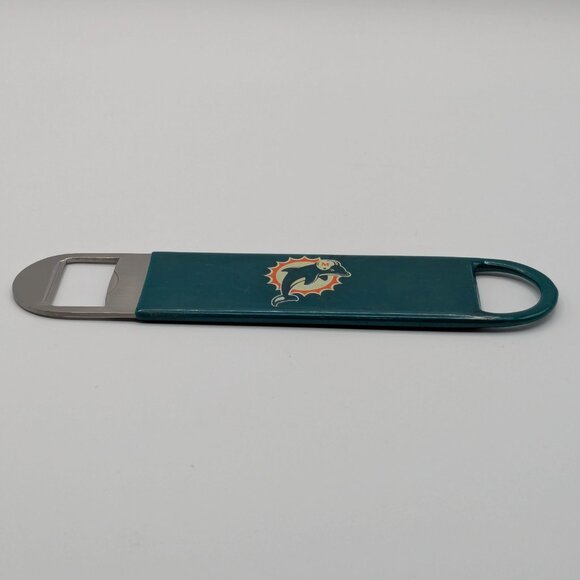 NFL Miami Dolphins Vinyl Coated Longneck Bottle Opener, Retired Logo - Picture 2 of 10